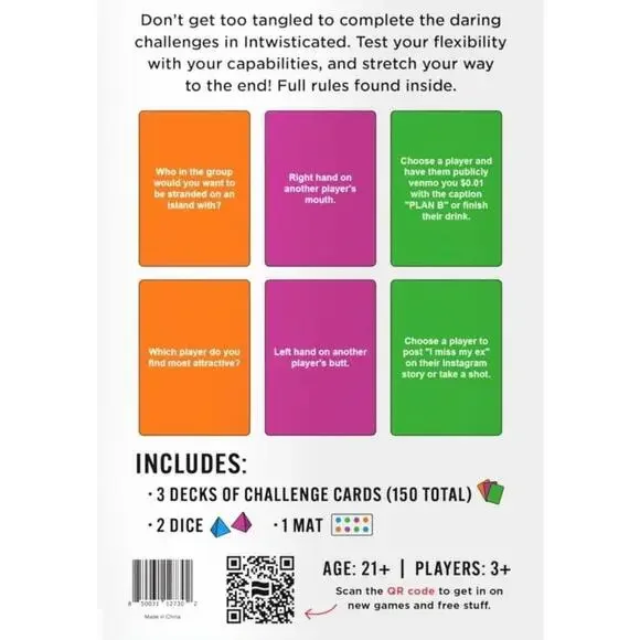 Do or Drink Intwisticated - Fun Adult Party Games with Twists and Tangles - Picture 6 of 8